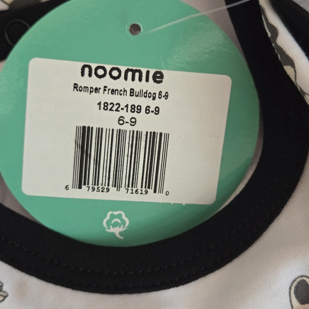 New Noomie Sleeveless Romper 6-9 Months - Picture 5 of 5
